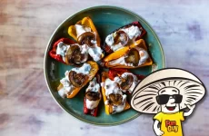 FunGuy’s Quark and Mushroom Stuffed Mini Peppers