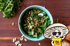 FunGuy’s Toasted Brown Rice and Arugula Salad