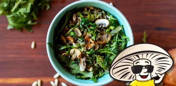 FunGuy’s Toasted Brown Rice and Arugula Salad