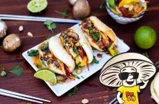 FunGuy's Crimini and Vietnamese Style Salad Bao Buns