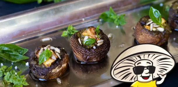 FunGuy’s Sunflower Seed Pesto and Feta Stuffers