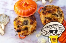 FunGuy's Fall Thyme White Oyster Mushroom Lasagna