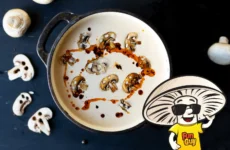 FunGuy's Ghost Mushroom Beer Cheddar Soup